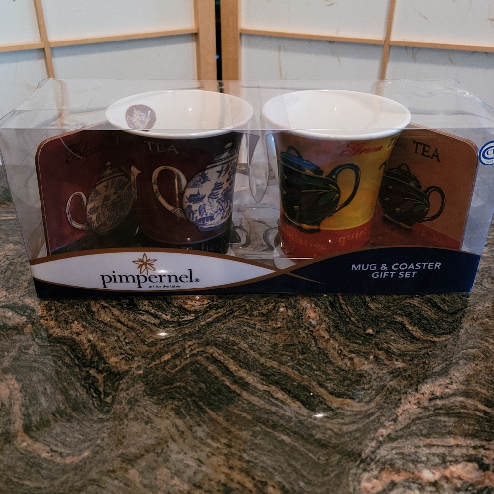 pimpernel mug and Coaster Set